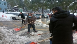 湖醫(yī)附一：讓黨旗在鏟雪除冰一線高高飄揚(yáng)